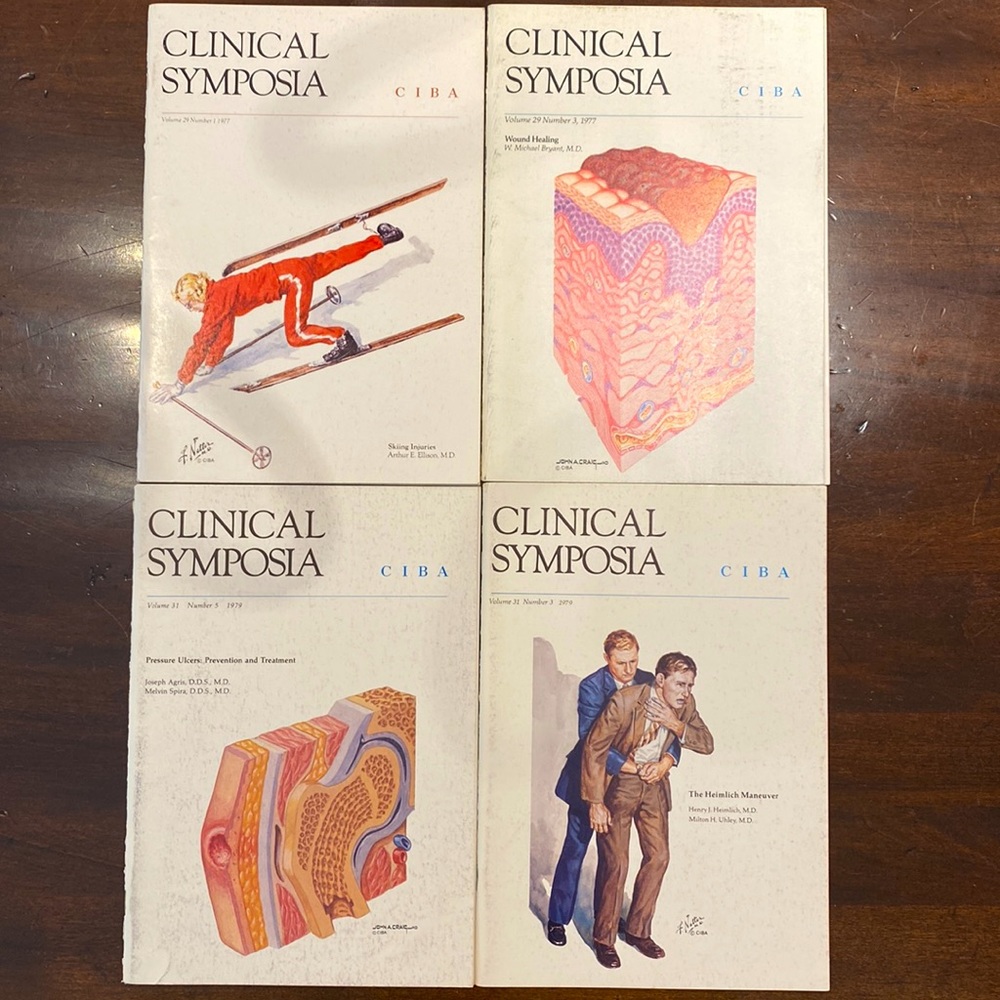 CIBA CLINICAL SYMPOSIA  1977 & 1979 Vol: 29 & 31 Frank Netter MD John Craig MD
